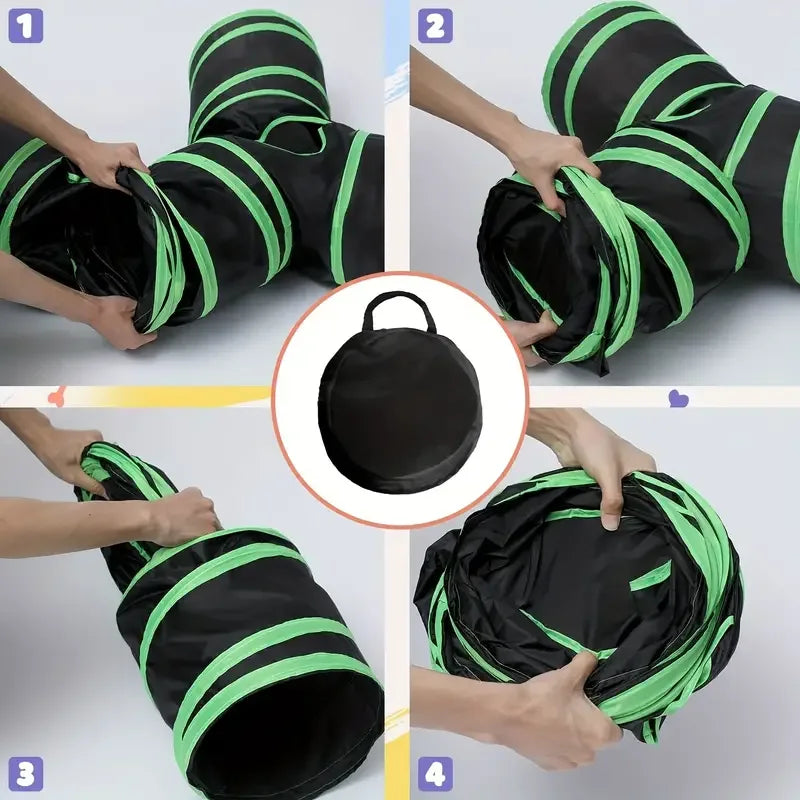 Cat 4 Way Collapsible Tunnel Tube - HolyPetz™