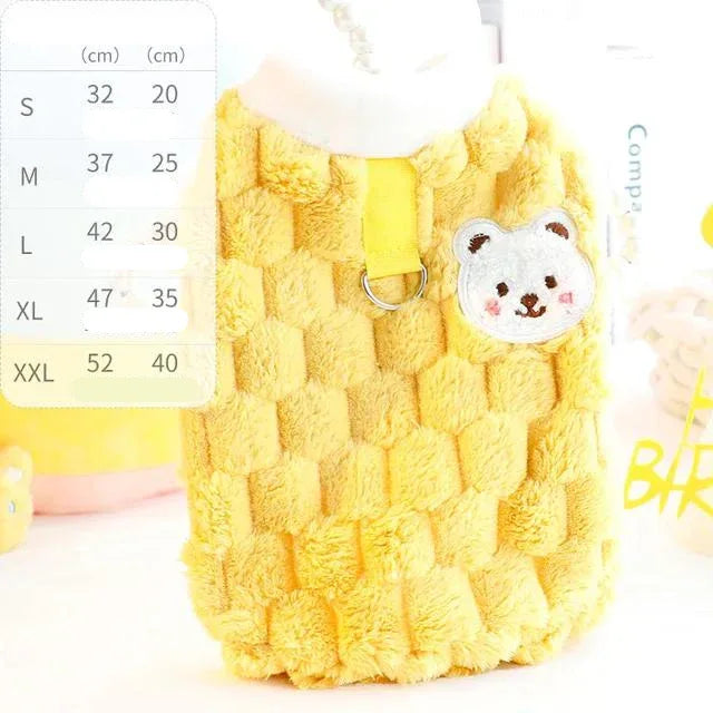 Cute Pet Winter Fleece Sweater Outfit - HolyPetz™