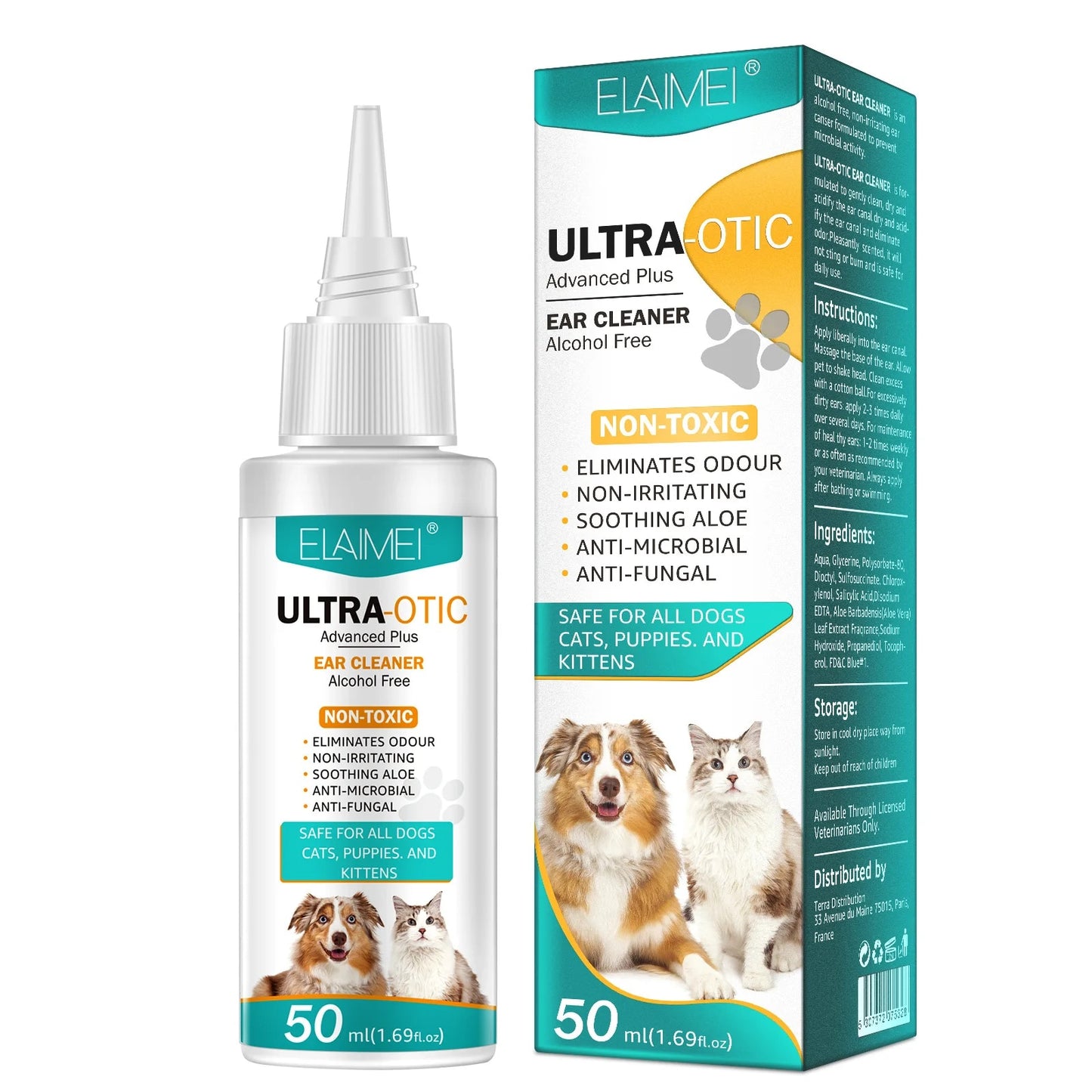 Dog Natural Ear Cleanser