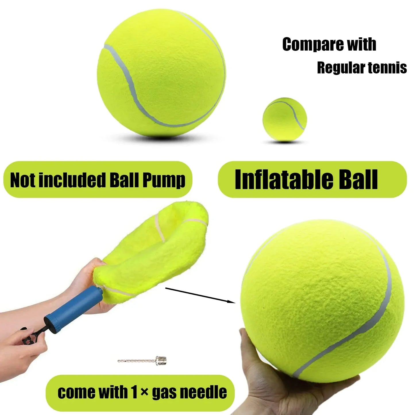 Dog Giant Oversized Tennis Ball Toy - HolyPetz™