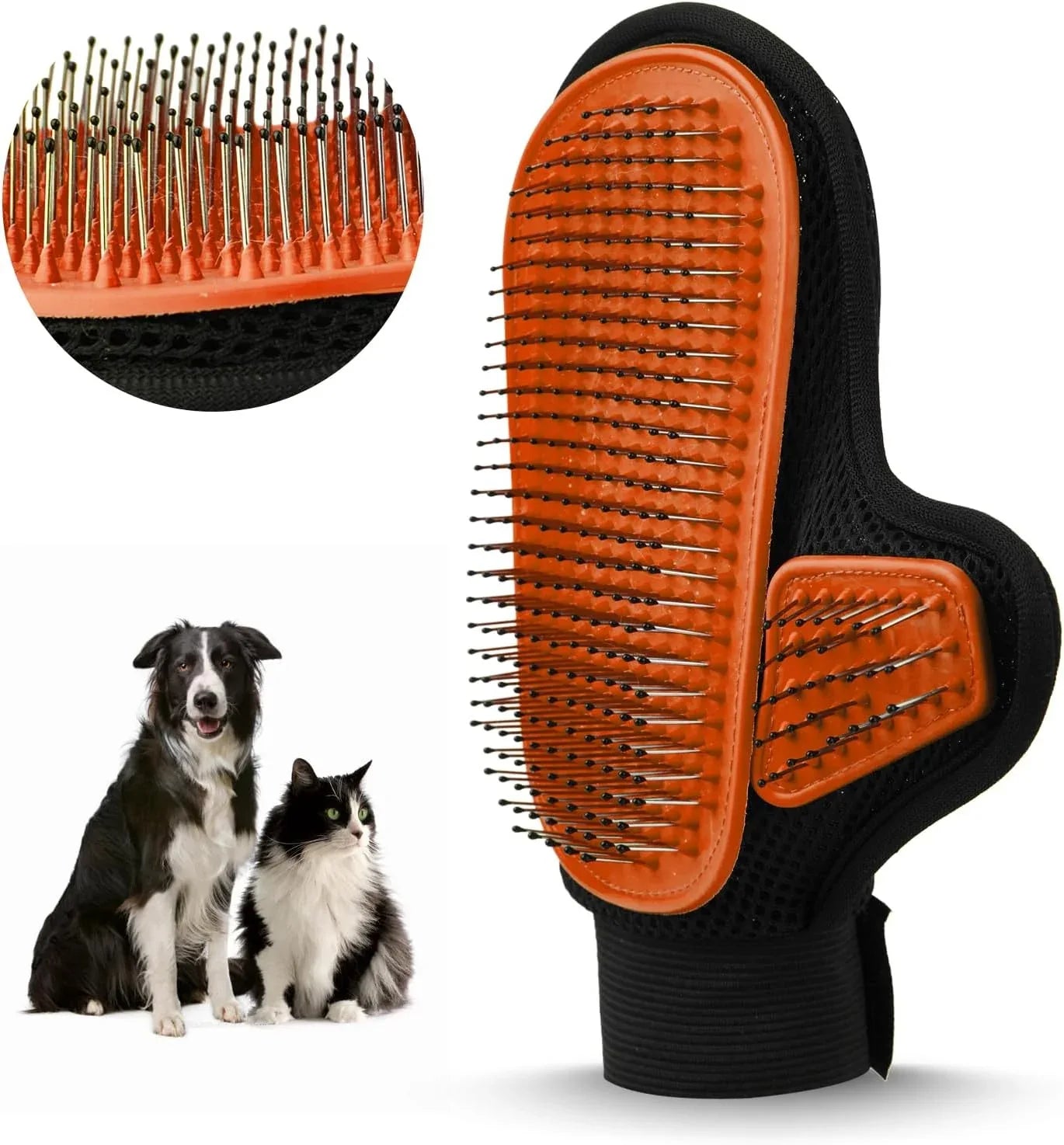 Pet Deshedding Pin Tip Brushing Glove - HolyPetz™