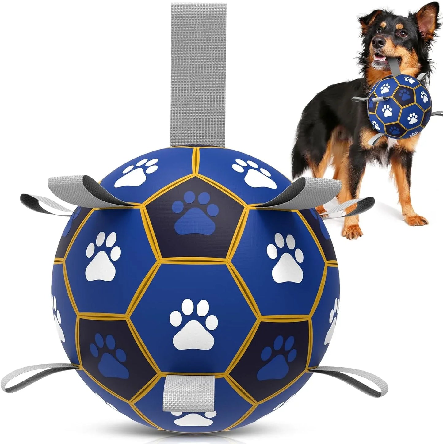 Dog Soccer Ball Toy With Straps - HolyPetz™