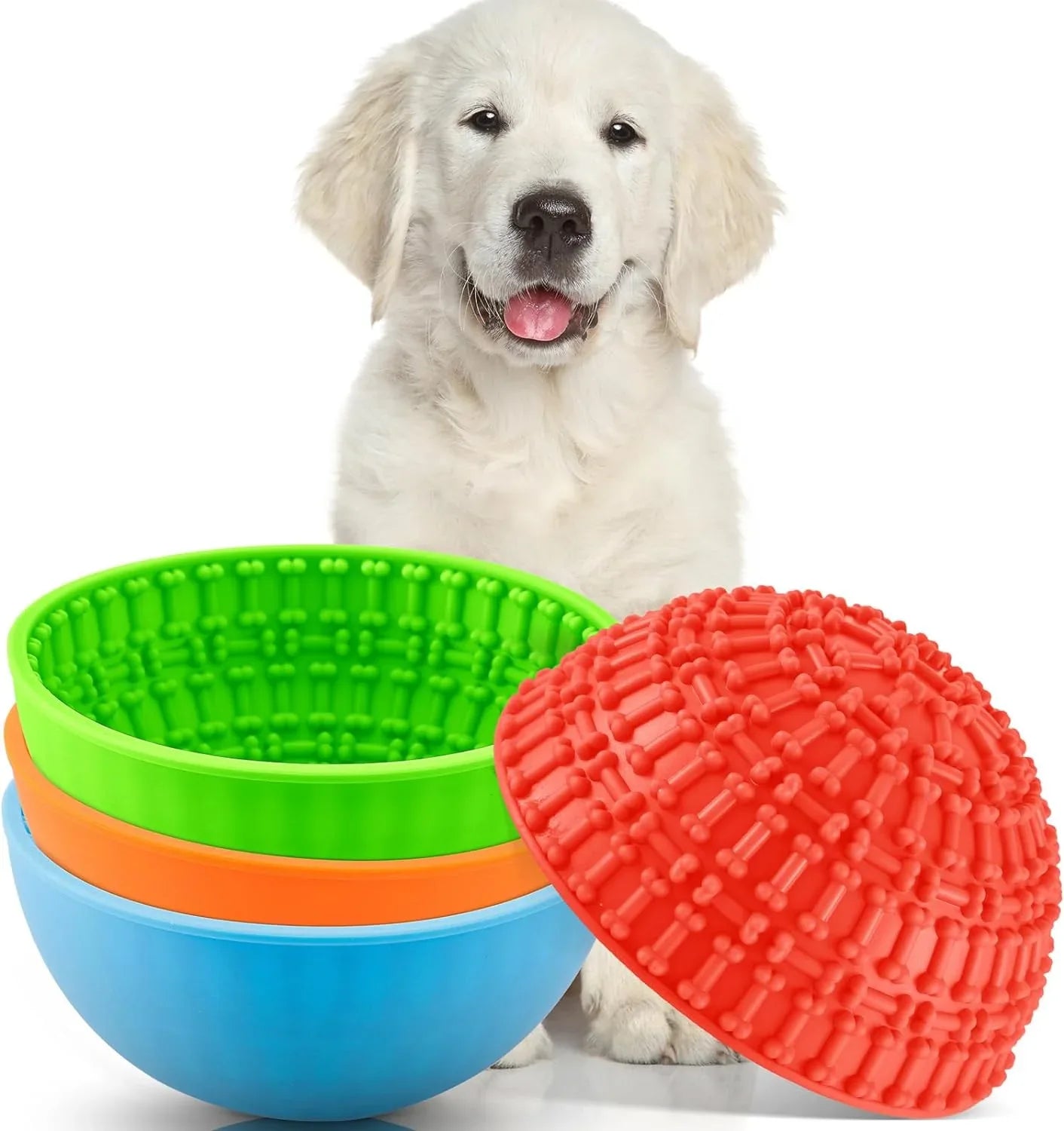Dog Wobble Lick Bowl Silicone Slow Feeder - HolyPetz™