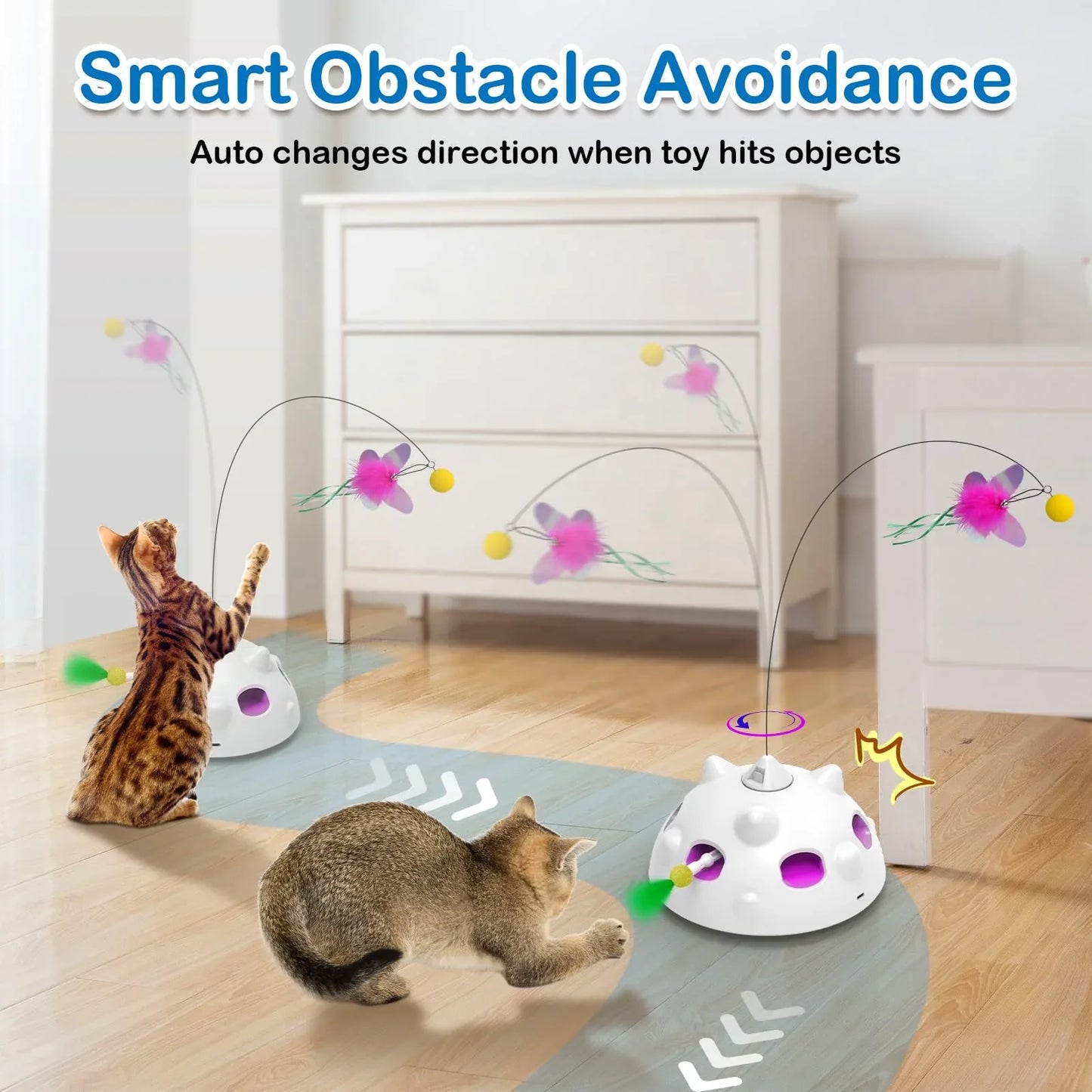 Cat Fluttering Butterfly Hide and Seek Toy - HolyPetz™