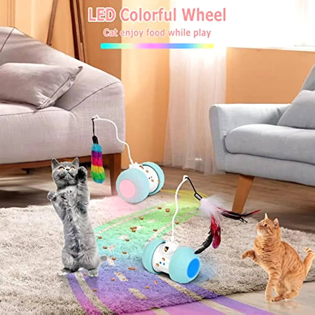 360 Smart Rotating Automatic Cat Toy - HolyPetz™