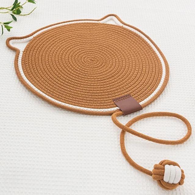 Cat Natural Cotton Rope Scratch Pad - HolyPetz™