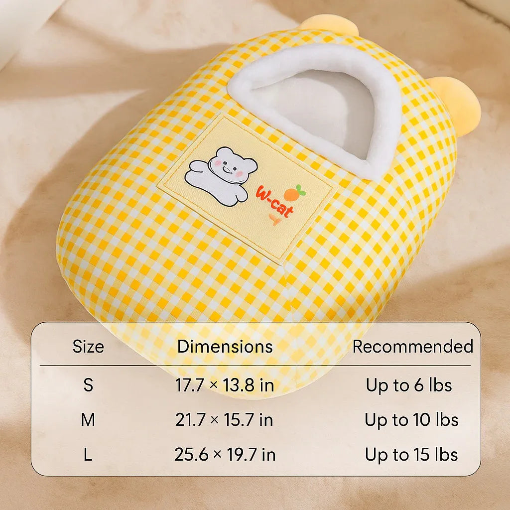 Cat Enclosed Sleeping Bag Cave Bed - HolyPetz™