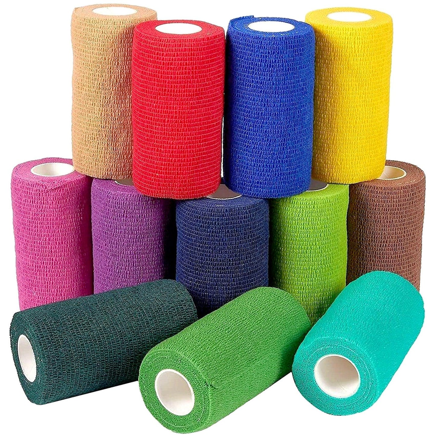 Self-Adhesive Multi-Colored Elastic Bandage Wraps - HolyPetz™