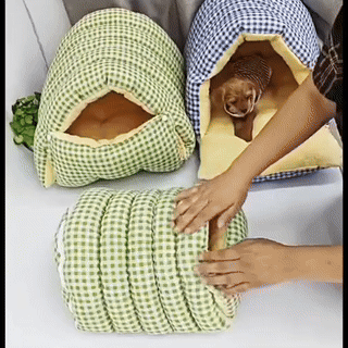 Pet Enclosed Cozy Cave Bed