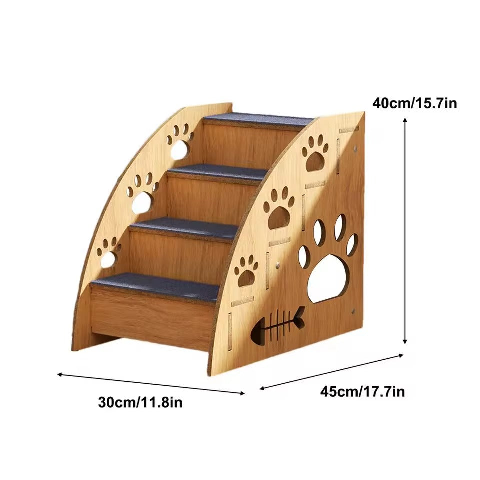 Pet Non-Slip Step-Up Ramp Stairs