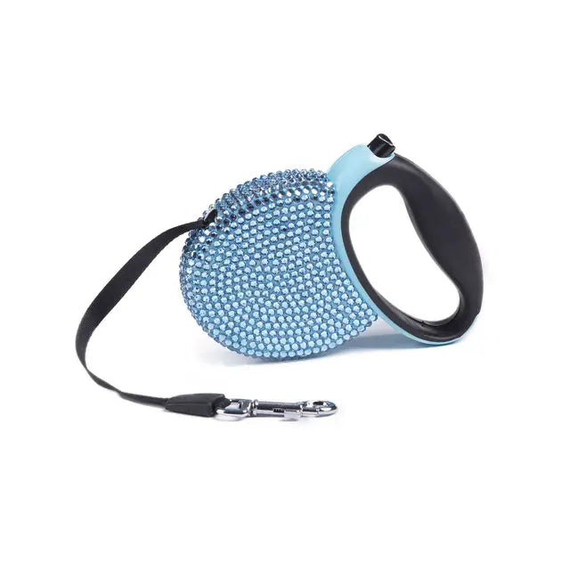 Dog 360° Retractable Rhinestone Bling 10ft Leash