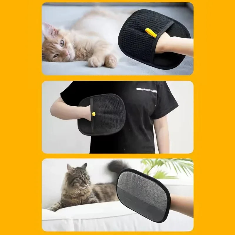 Double-Sided Pet Grooming Gloves - HolyPetz™