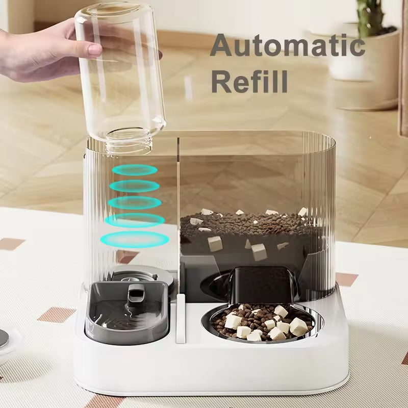 2 N 1 Automatic Feeder & Water Dispenser Set - HolyPetz™