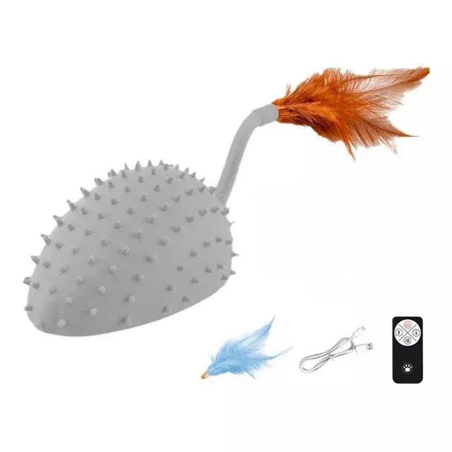 Cat Automatic Mouse Tail Feather Toy - HolyPetz™