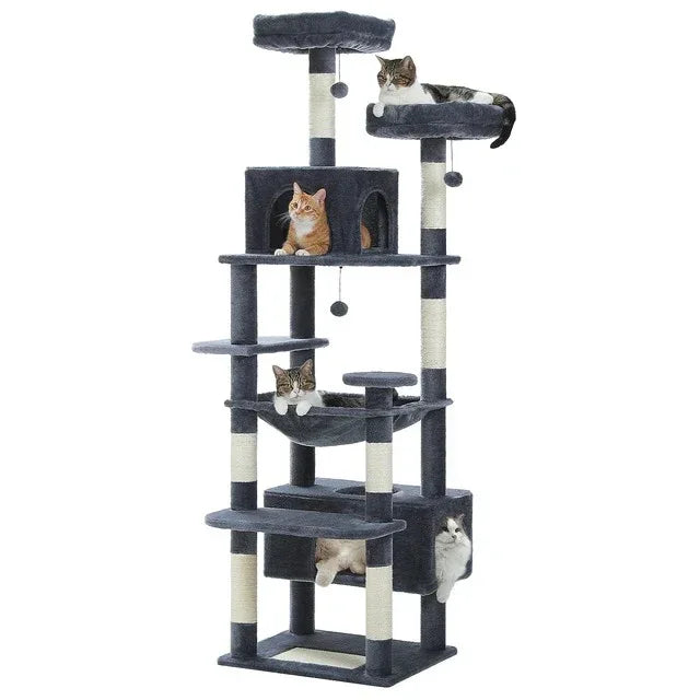 Cat 72" Large Sisal-Covered Tree Tower - HolyPetz™