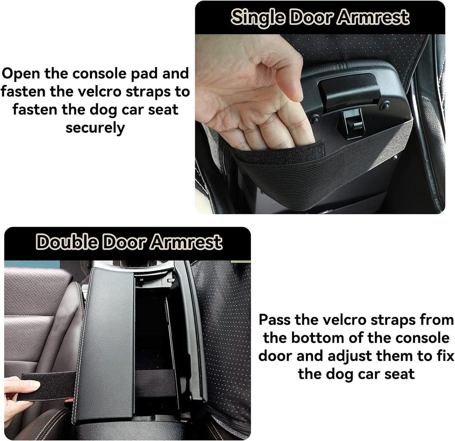 Pet Car Seat Center Armrest Console - HolyPetz™