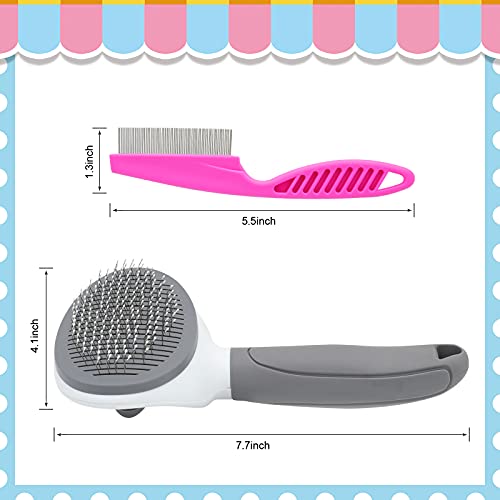 Pet Self Cleaning Grooming Brush & Comb