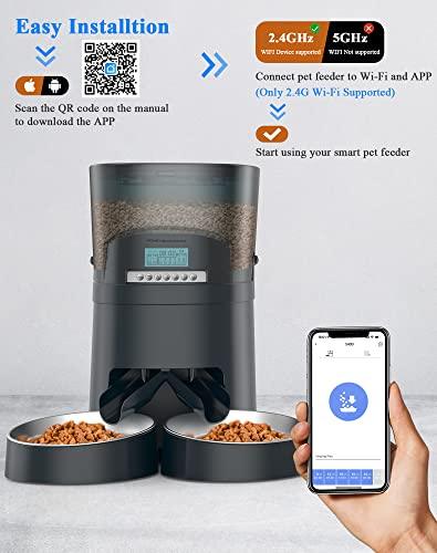 Automatic WiFi Smart 2 Cat Feeder Pet Dispenser - HolyPetz™