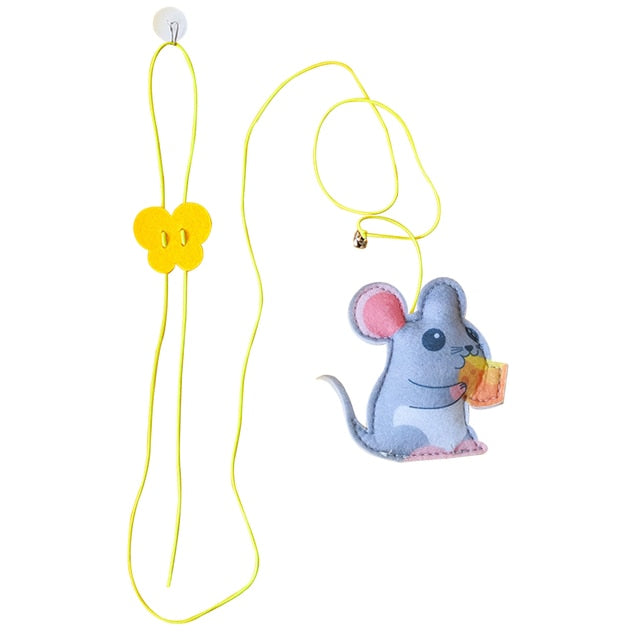 Cat Simulation Retractable Hanging Toy