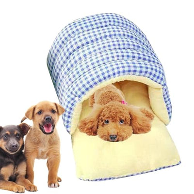 Pet Enclosed Cozy Cave Bed