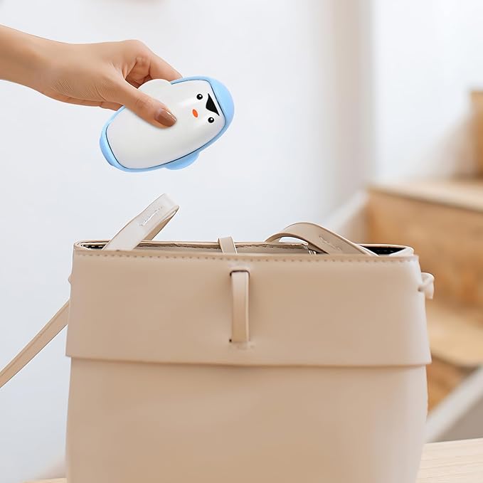 Penguin Shaped Reusable Washable Lint Roller