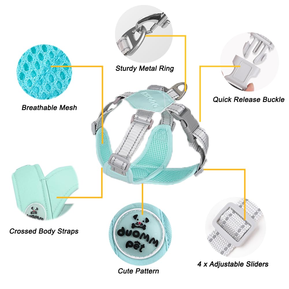 Dog No Pull X Frame Harness & Leash Set