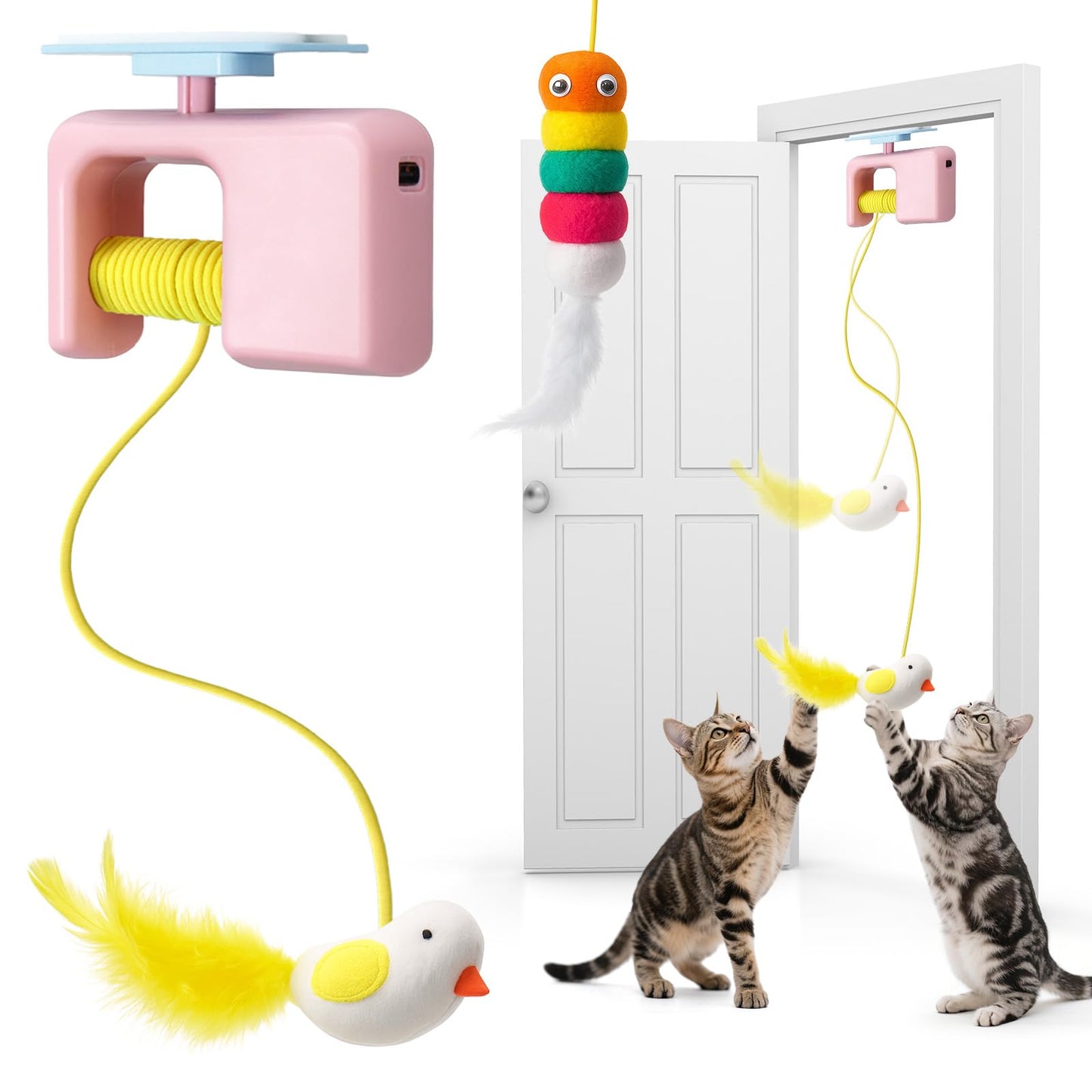 Cat Hanging Retractable Interactive Toy