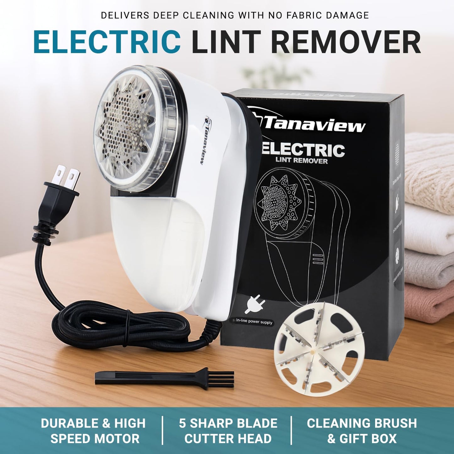 Electric Fabric Lint Remover & Couch Shaver