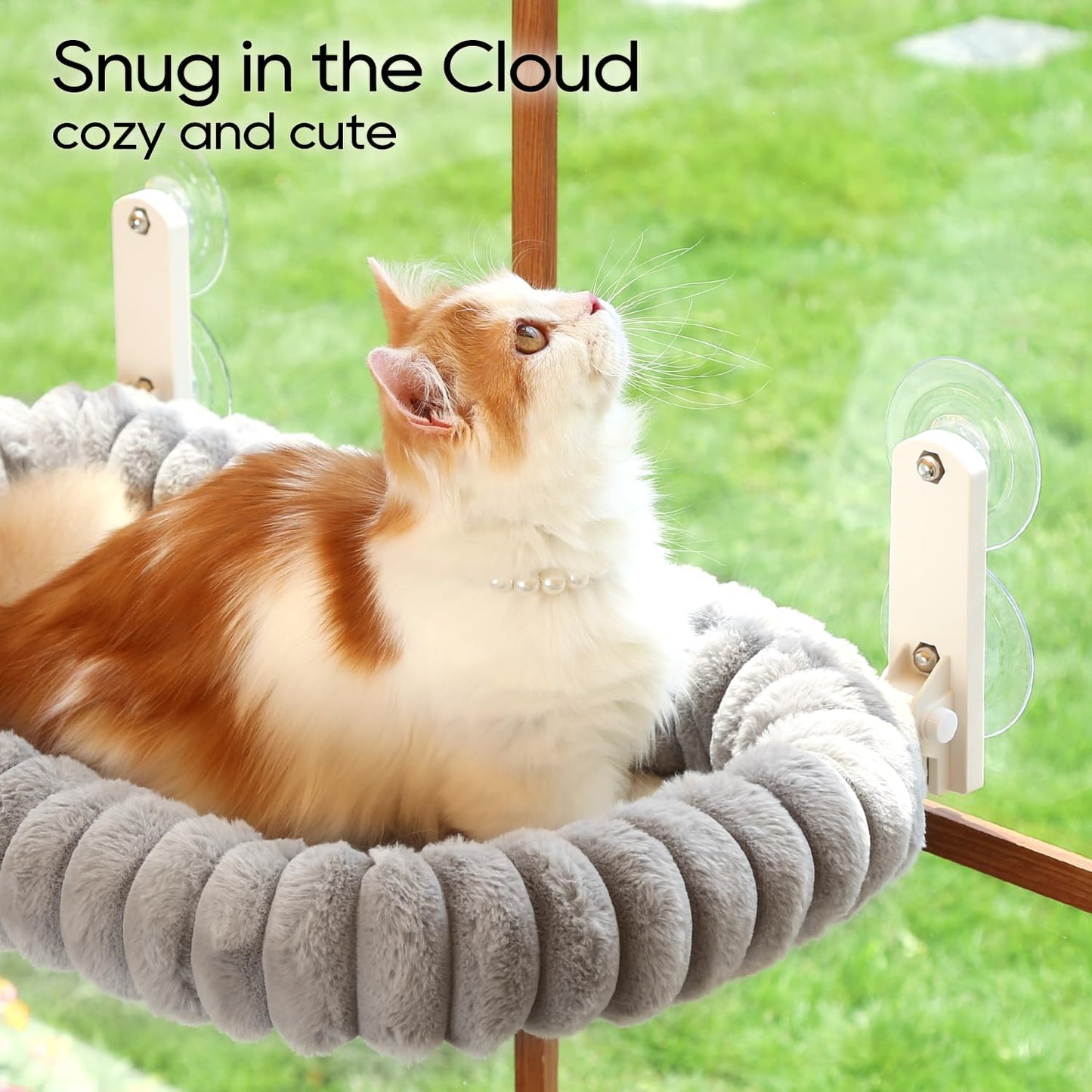 Cat Foldable Plush Window Perch