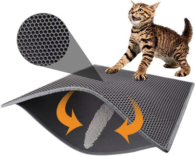 Cat Double Layer Trapping Litter Mat - HolyPetz™