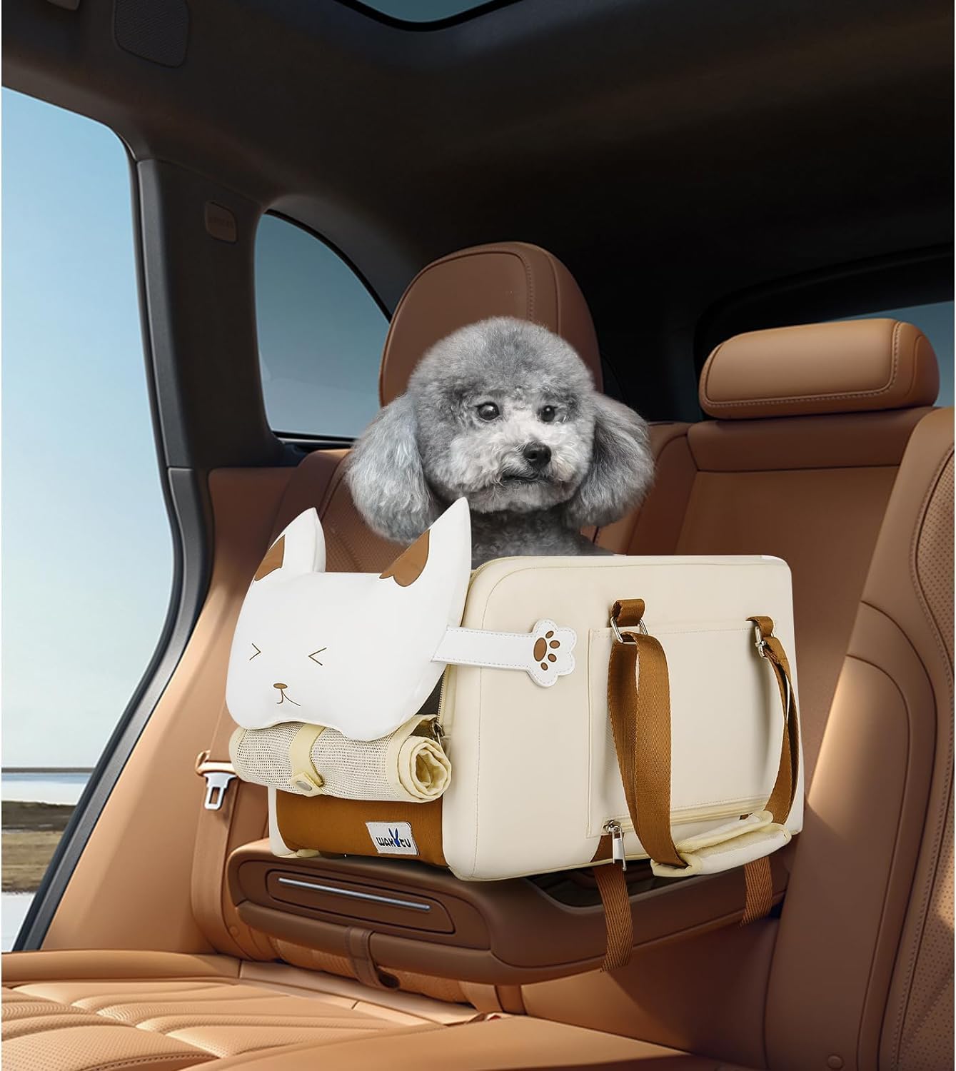 Cat & Dog Booster Car Seat Console