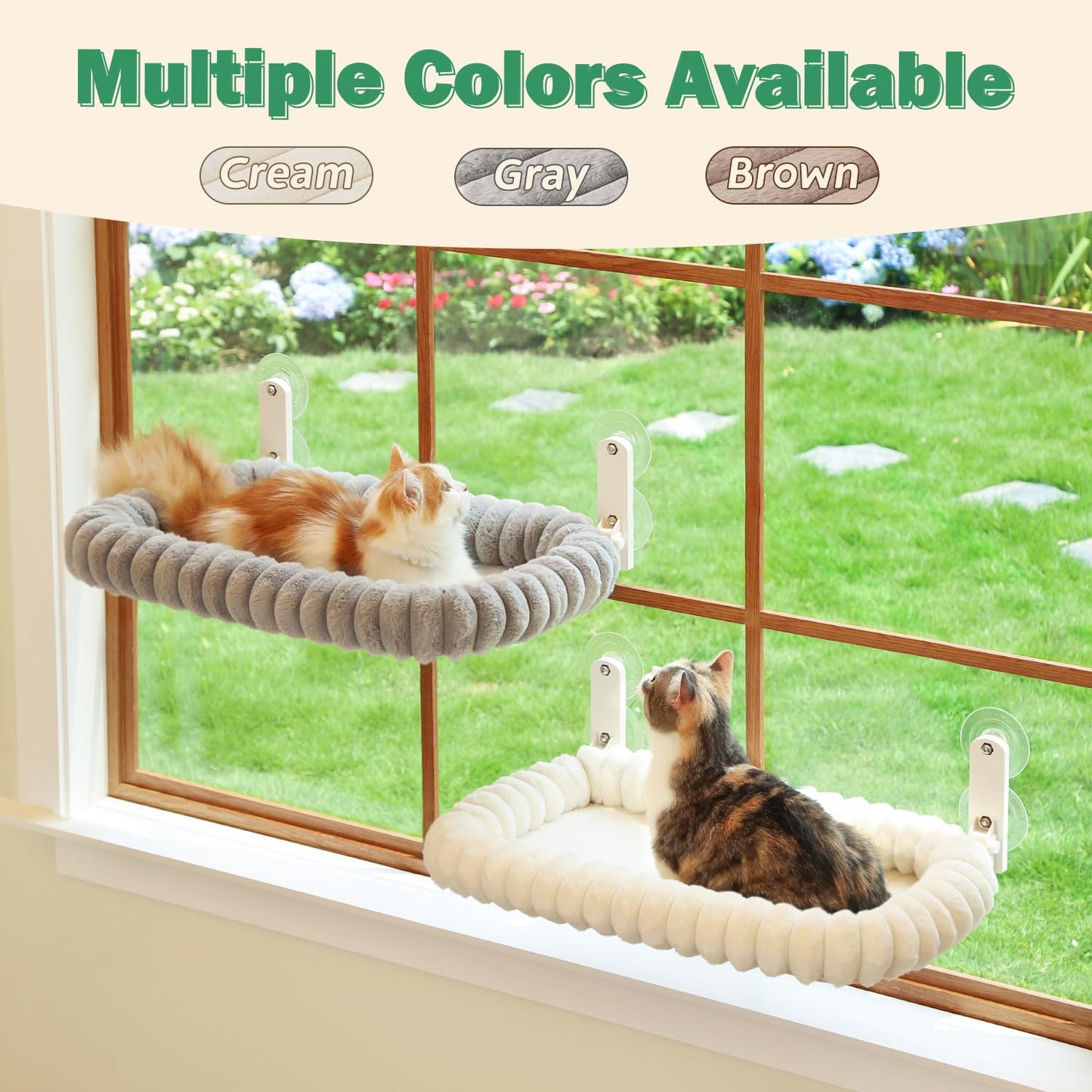 Cat Foldable Plush Window Perch