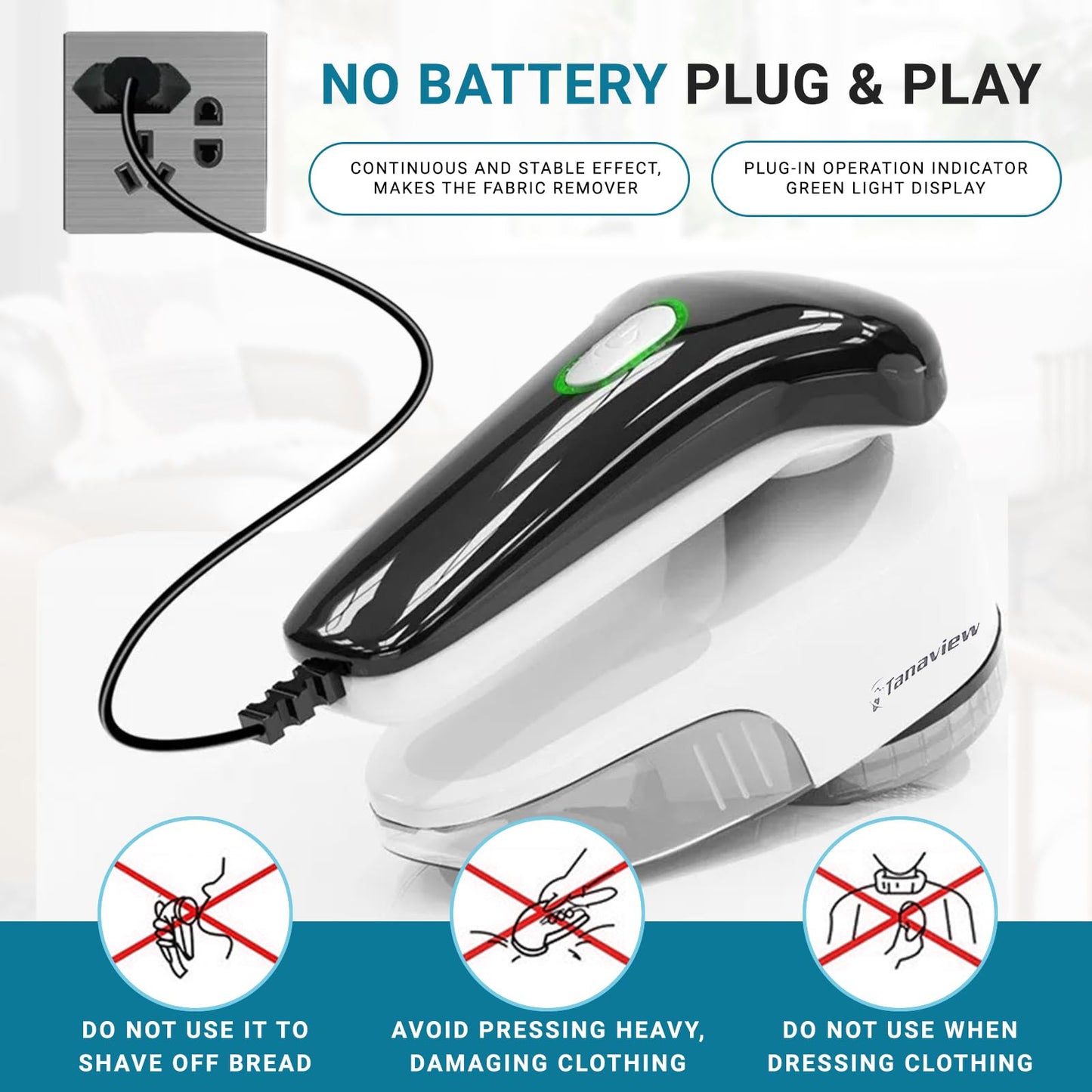 Electric Fabric Lint Remover & Couch Shaver