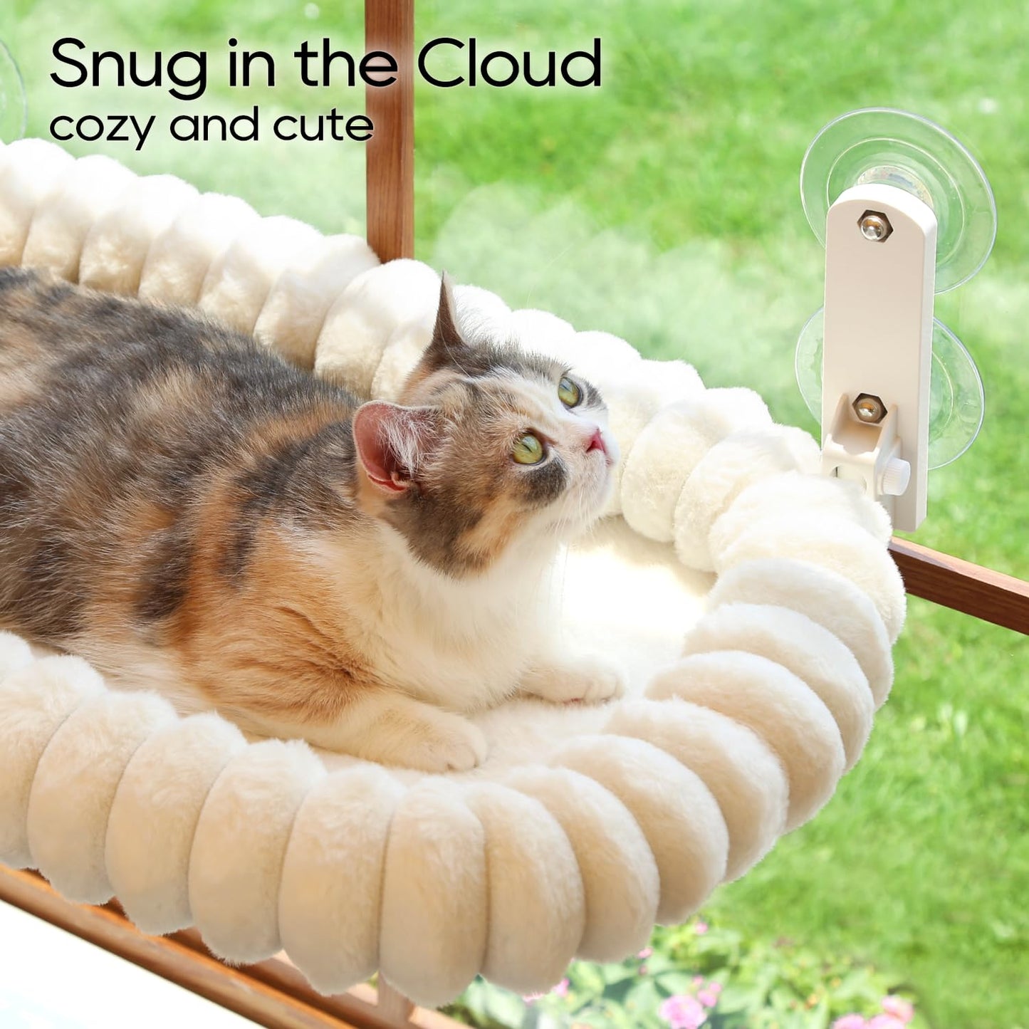 Cat Foldable Plush Window Perch