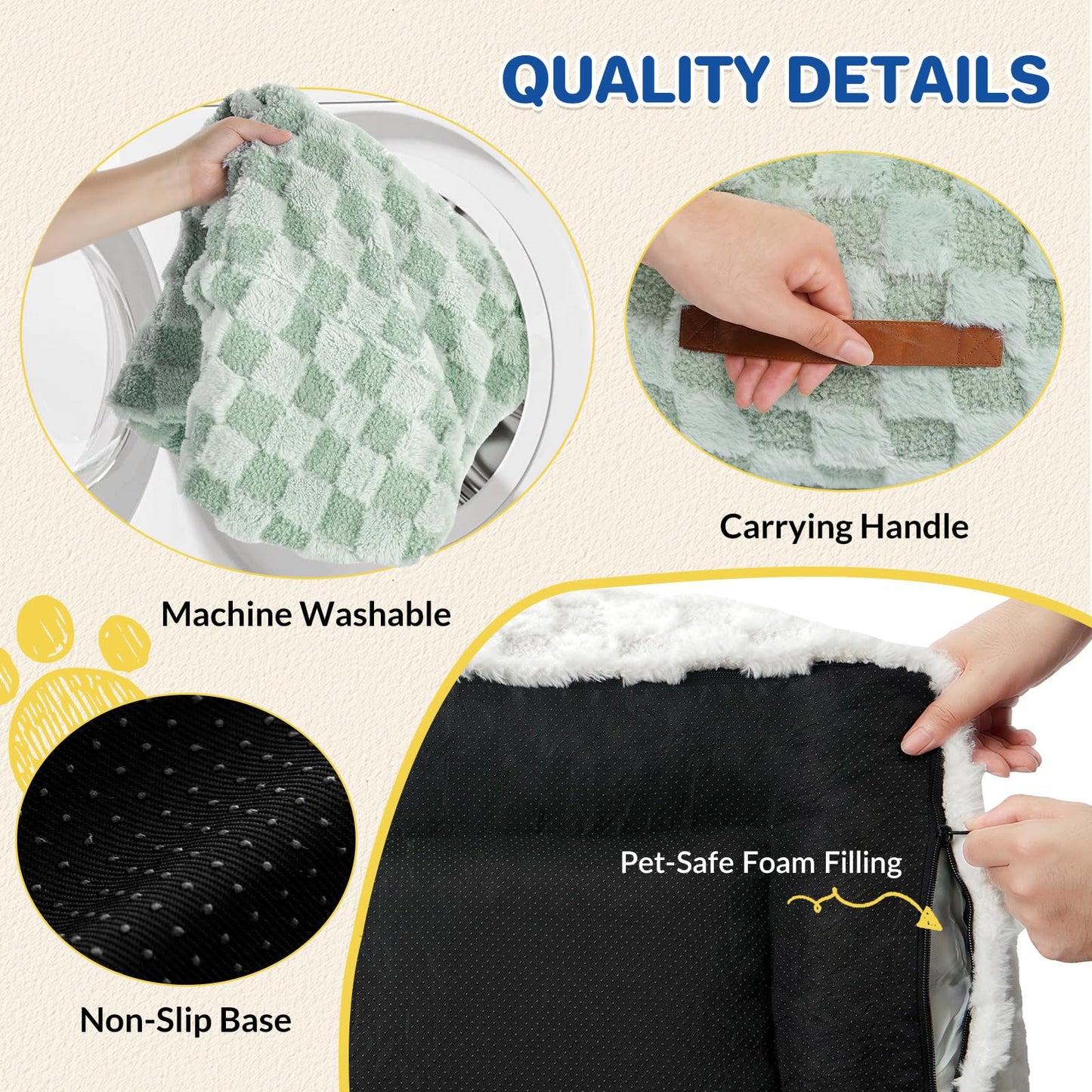 Pet Plush Couch Sofa Bed