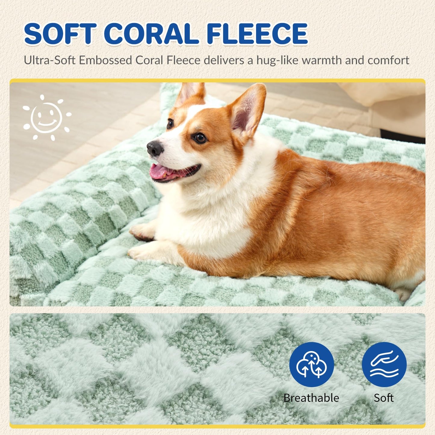 Pet Plush Couch Sofa Bed