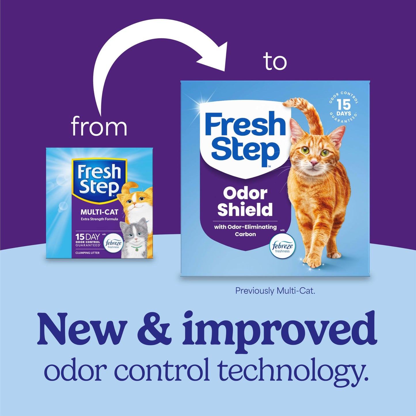 Fresh Step Clumping Cat Litter with Odor Control 14lbs