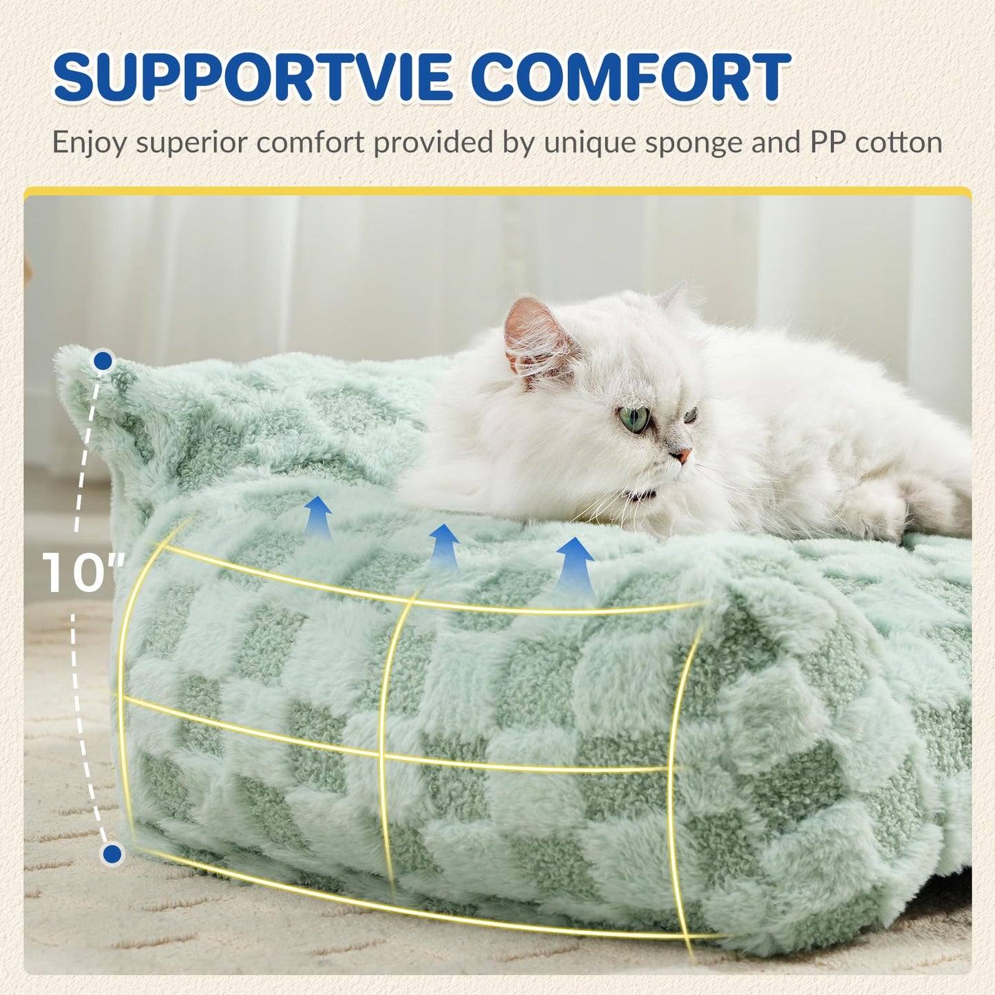 Pet Plush Couch Sofa Bed