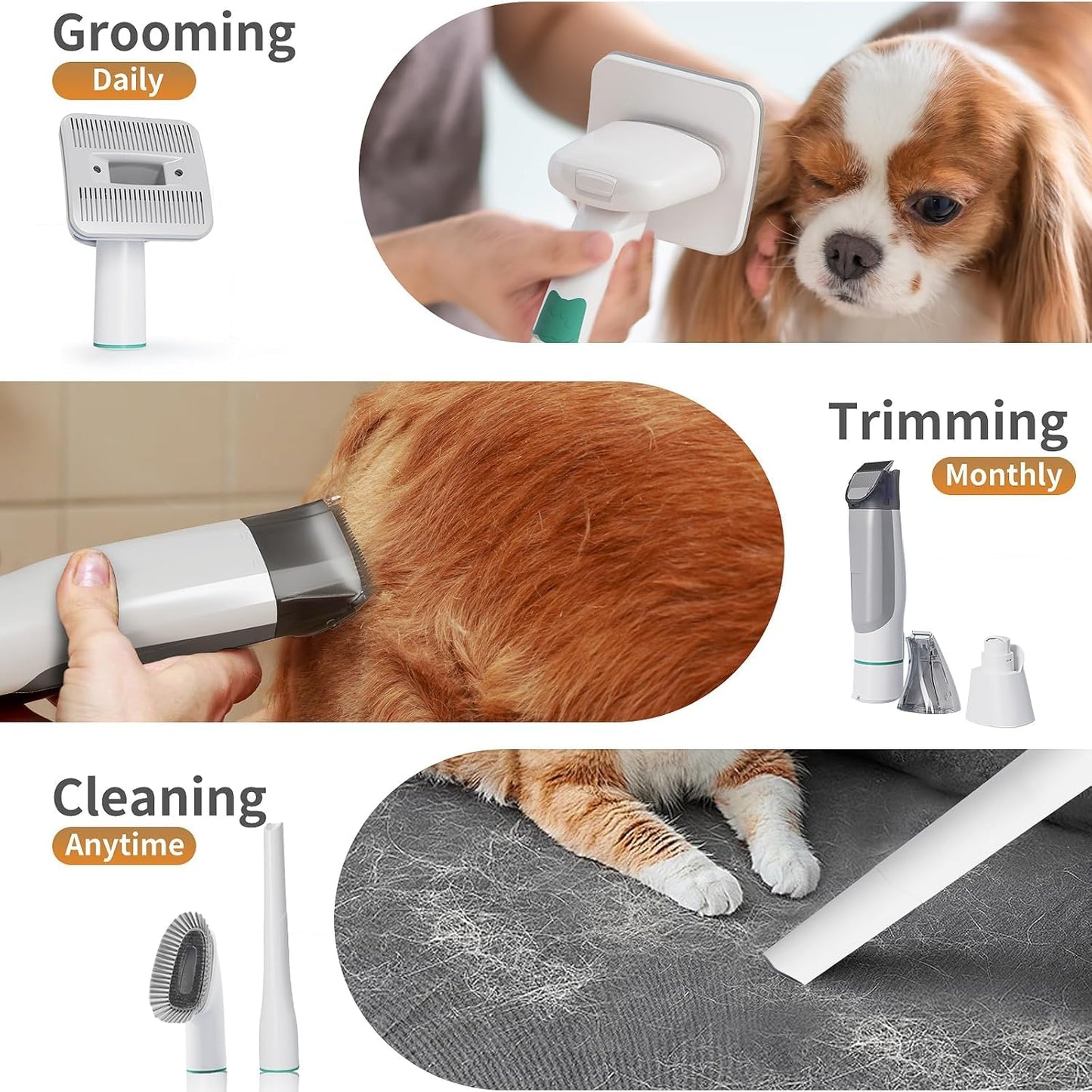 Cat & Dog Vacuum Grooming Kit