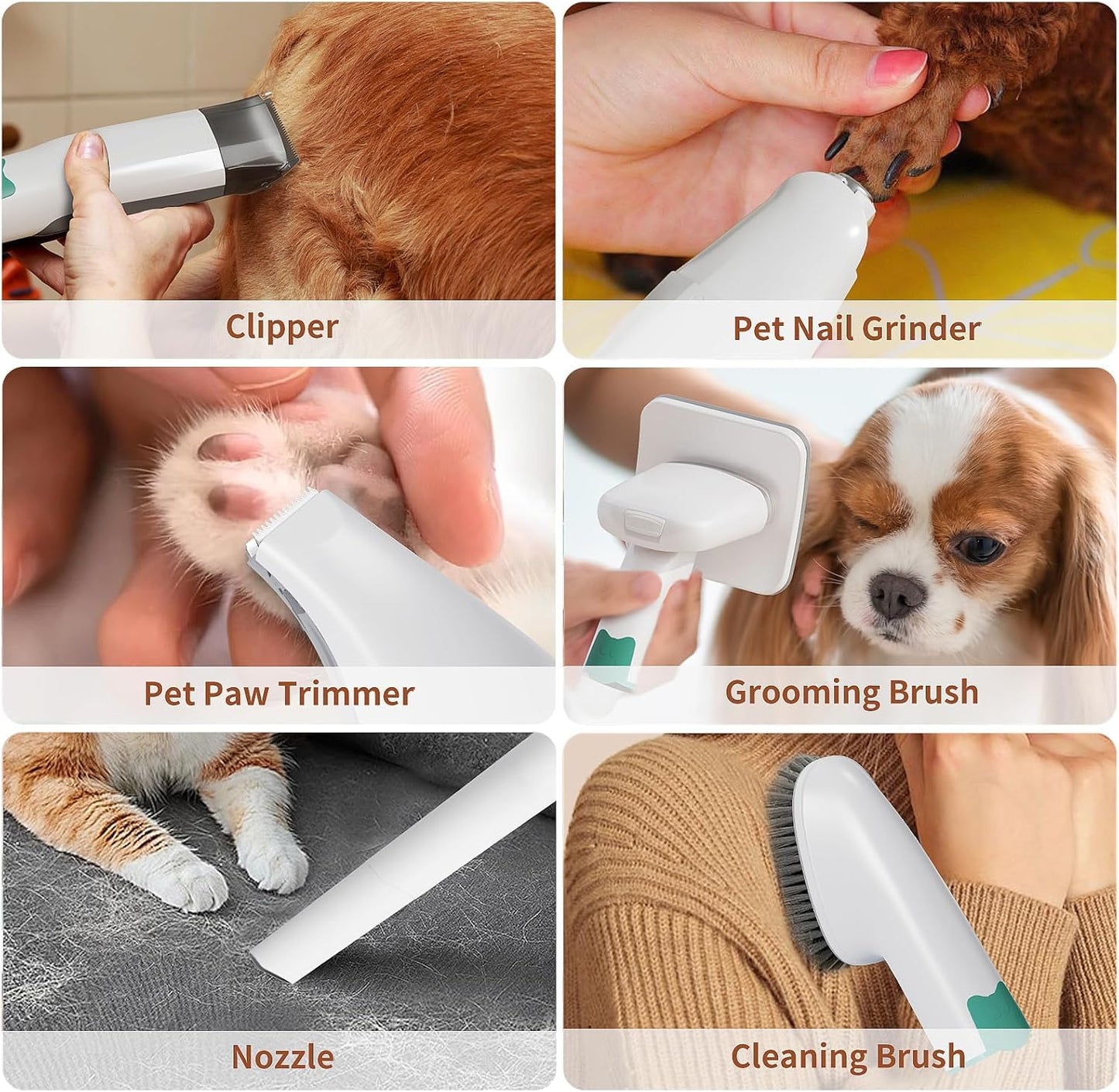 Cat & Dog Vacuum Grooming Kit