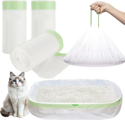 Cat Drawstring Litter Box Waste Liners - HolyPetz™