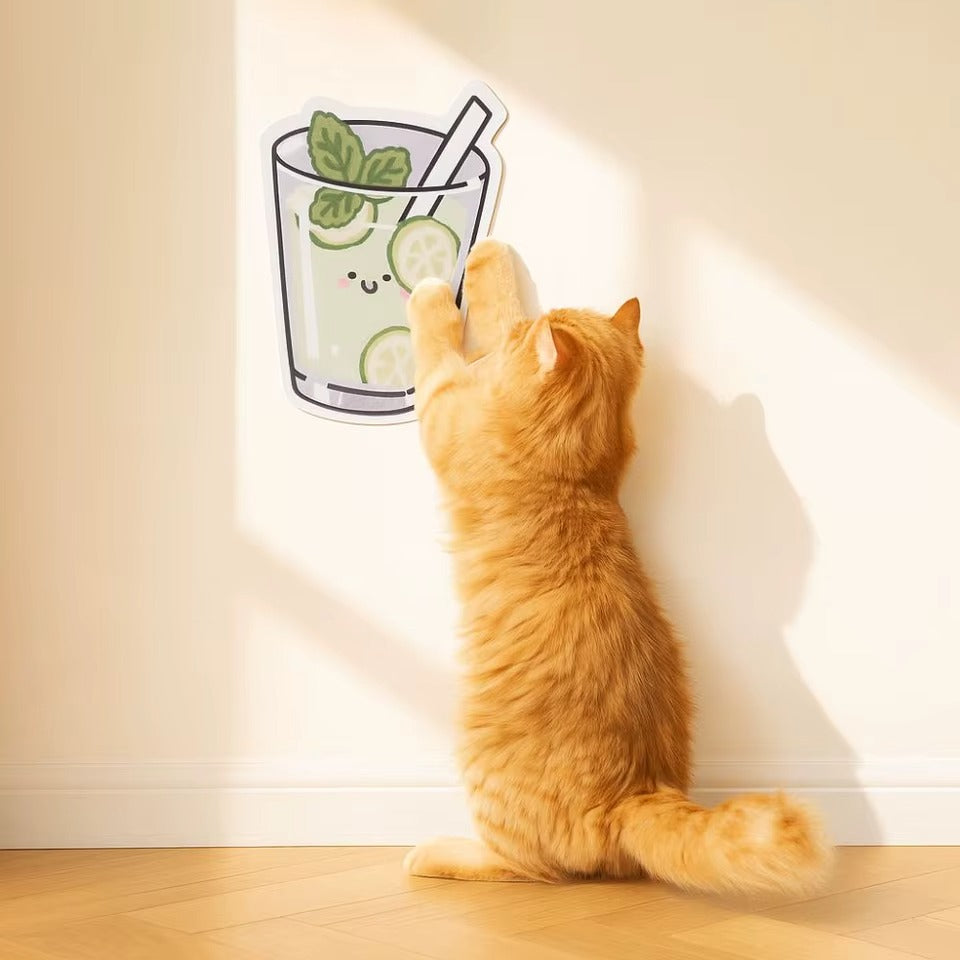 Cat Wall Mounted Self-Adhesive Scratcher Pad