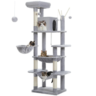 Cat 69'' Sisal Scratching Tree Tower - HolyPetz™