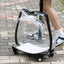 Pet Transparent Rolling Backpack Carrier