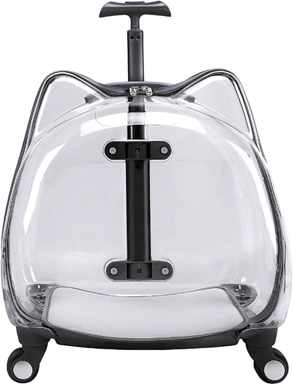 Pet Transparent Rolling Backpack Carrier