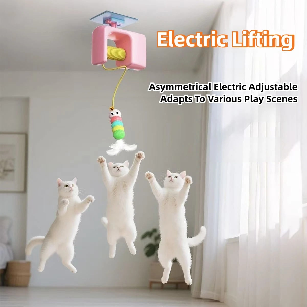 Cat Hanging Retractable Interactive Toy