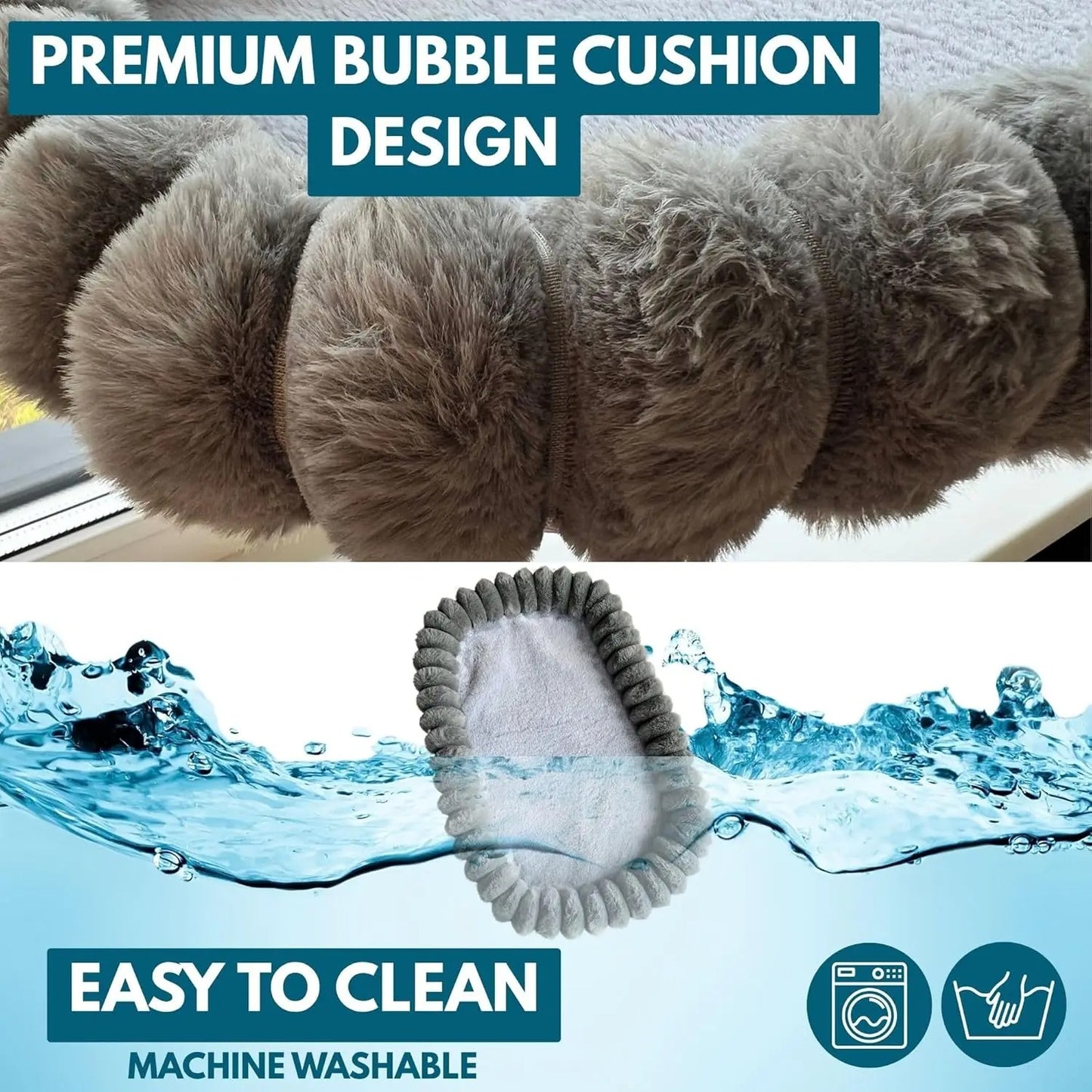 Cat Foldable Plush Window Perch