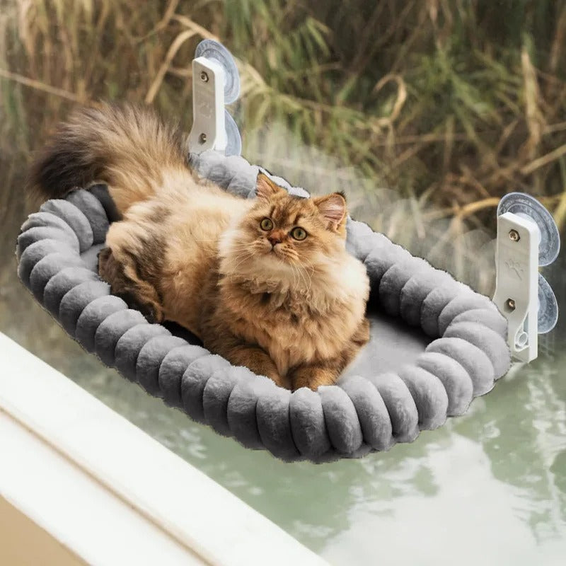 Cat Foldable Plush Window Perch
