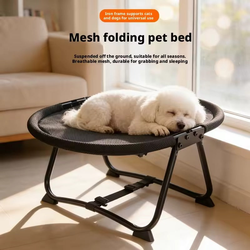 Cat & Dog Elevated Foldable Hammock Bed