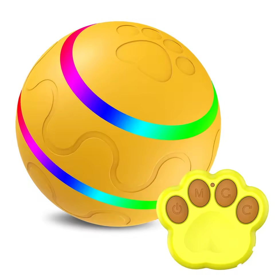 Smart Interactive Pet Ball With LED Lights